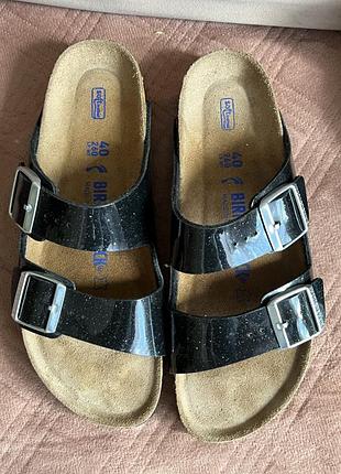 Жіночі шльопанці birkenstock size 40 26 см стан ідеальний оригінал