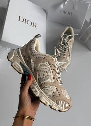 😍 жіночі кросівки dio r chrono sneaker beige