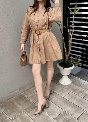 Сукня zara xs льон
