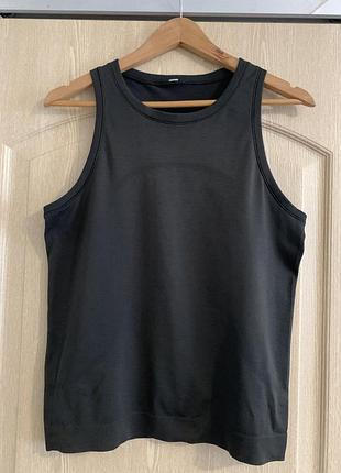 Майка спортивна lululemon swiftly tech tank, чорна, розмір s