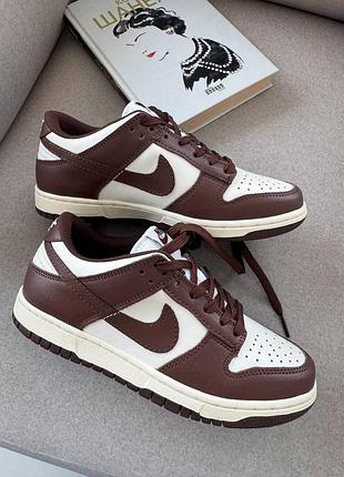 Стильні жіночі кросівки nike sb dunk brown