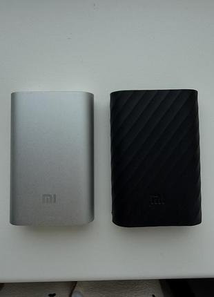 Повербанк xiaomi 10000 mah з чохлом та кабелем