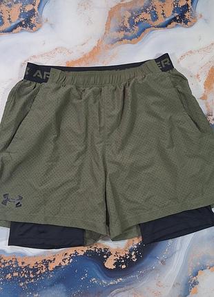 Шорти under armour wanish 2 in 1 з лосинами