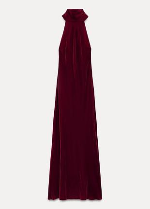 Шикарна оксамитова сукня із лімітованої колекції zara👌