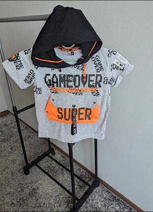 Футболка з капюшоном gamer 122