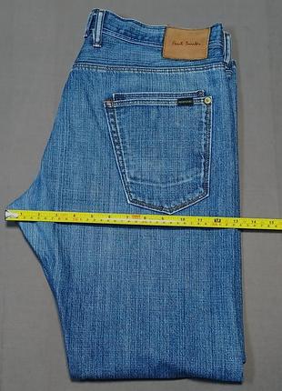 Пояс 90 см paul smith size 34  сині джинси broken twill 100% cotton 
 гудзики патч шкіра