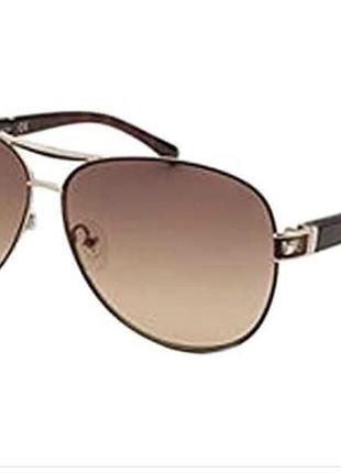 Окуляри guess women's aviator sunglasses - guess factory sun gu0238f gld34-63