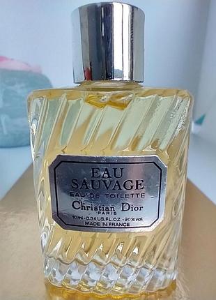 Eau sauvage dior мініатюра 10 мл вінтаж