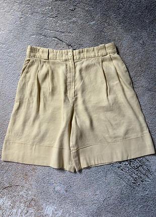 Лляні шорти massimo dutti pp s