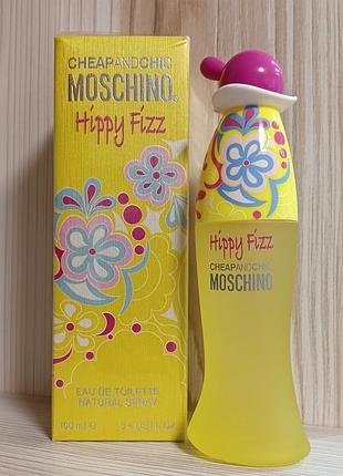 Жіноча туалетна вода "moschino cheap & chic hippy fizz", духи жіночі 100 мл