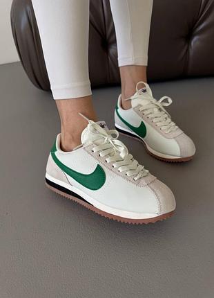 Женские кроссовки nike cortez | " aloe vera” premium
