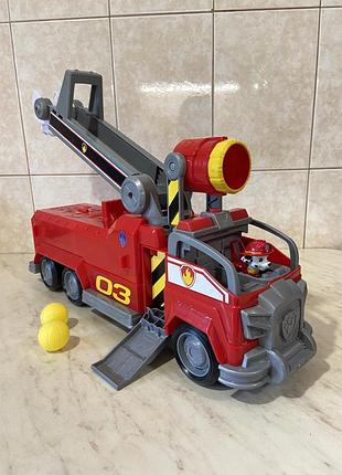 Велика пожежна машина маршала з серії іграшок paw patrol від spin master