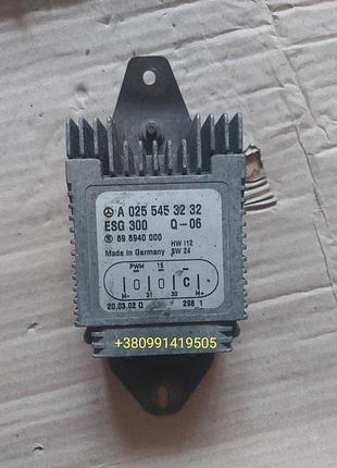 Блок управління вентиоятора mercedes w168 a-class a0255453232