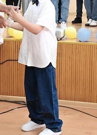 Сорочка рубашка gap льону лляна льняна вільна широка оверсайз з коміром на ґудзиках