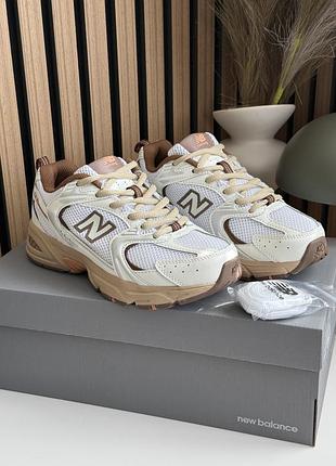 Жіночі кросівки new balance 530 white beige 36-37-38-39-40-41