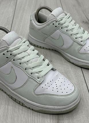 Жіночі кросівки nike dunk low next nature white mint (24 см)