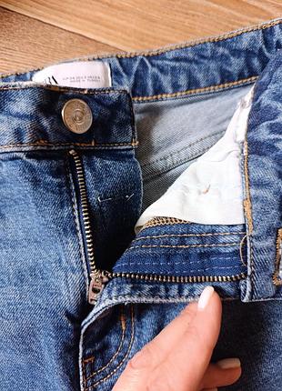 Джинсовые шорты zara 5