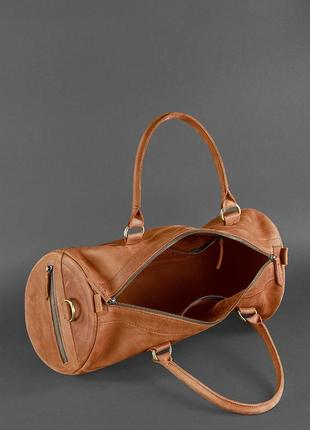 Чоловіча шкіряна сумка harper світло-коричнева3 фото