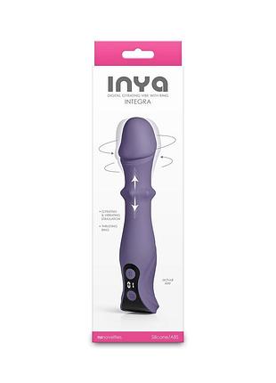 Вібратор з головкою, що обертаэться ns novelties inya — integra — gray 3