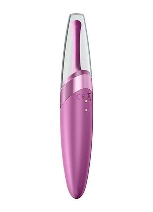 Вибратор для клитора satisfyer twirling delight (berry) 3