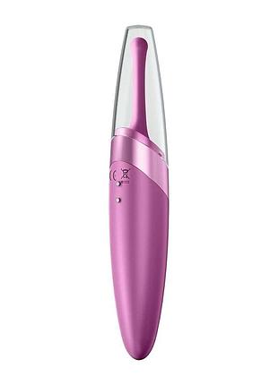 Вибратор для клитора satisfyer twirling delight (berry) 4