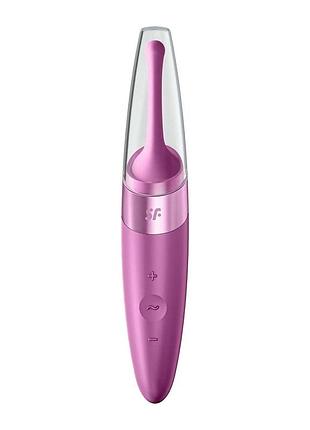 Вибратор для клитора satisfyer twirling delight (berry) 5