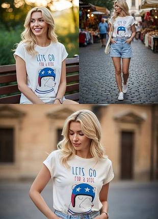 Футболки жіночі pull&bear з принтами m, l