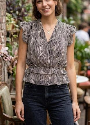 Новая блуза на запах scotch &amp; soda (maison scotch) с бирками, размер xs (p)