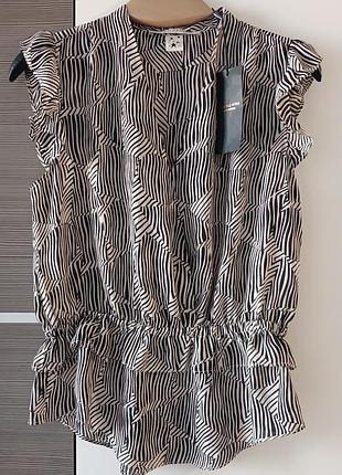 Нова блуза на запах scotch & soda (maison scotch) з бірками, розмір xs (p)