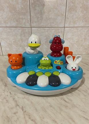 Інтерактивне музичне піаніно early learning centre (elc) singing animal keyboard