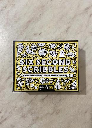 Настільна гра «six second scribbles» від компанії gamely, мета якої — намалювати 10 предметів з картки за 60 секунд(англійською)