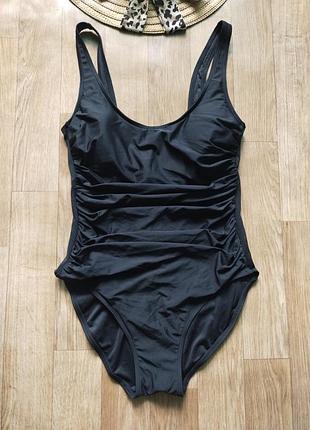 Эффектный слитный купальник dkny