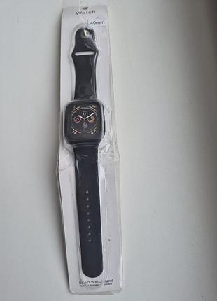 Ремешок для apple watch 38 мм, apple watch silicone с бампером, цельный