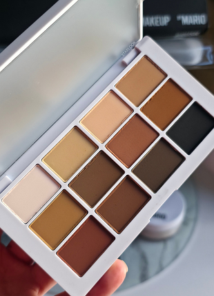 Палетка матових тіней makeup by mario master mattes® eyeshadow palette the original 12 г