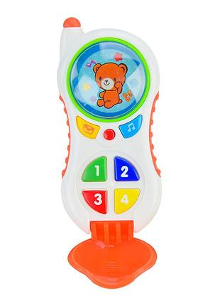 Уцінка! музичний розвиваючий телефончик pl-721-46(orange)-uc