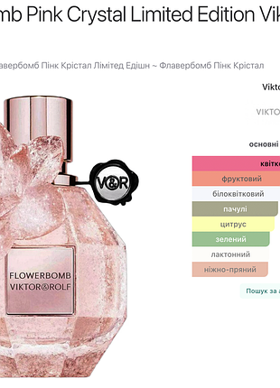 Viktor&amp;rolf flowerbomb pink crystal limited edition 2016 edp