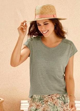 Лляна футболка esmara l 44/46 euro
