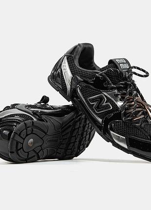 Жіночі кросівки new balance 530 x miu miu black 36-37-38-39-40-41