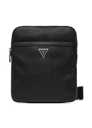 Чоловіча сумка месенджер guess чорна