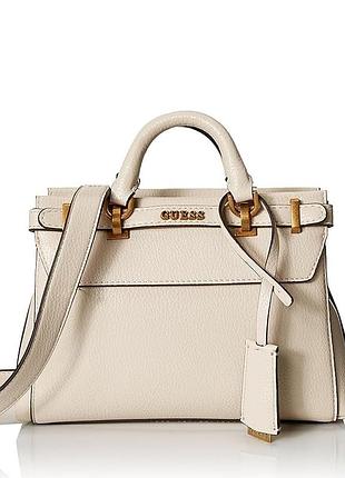 Жіноча сумка guess 088 з двома ручками біла