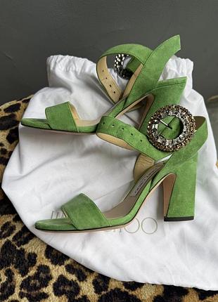 Босоніжки замшеві jimmy choo. 36-37 розмір.