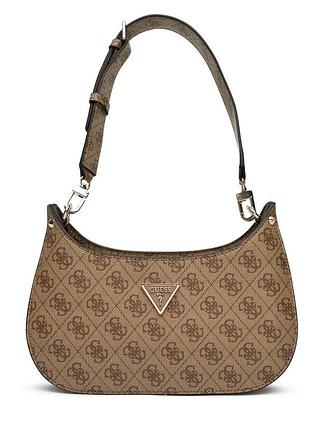 Жіноча сумка guess багет бежева