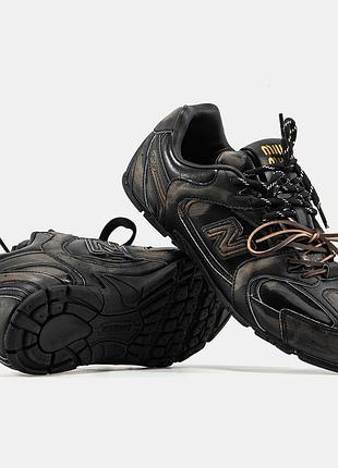 Жіночі кросівки new balance 530 x miu miu black brown 36-37-38-39-40-41