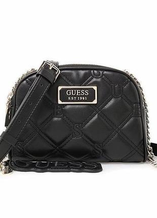 Жіноча сумка guess крос-боді чорна