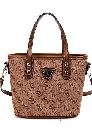 Женская сумка guess 2038 бежевая
