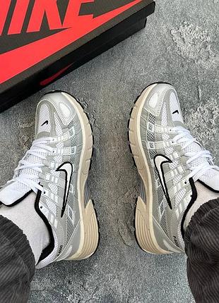 Nike p-6000 silver/white