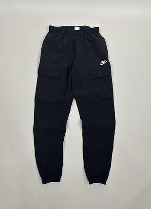 Чоловічі штани nike sportswear club woven cargo trousers black