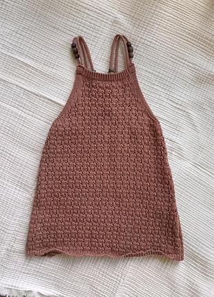 Вʼязана сукня zara