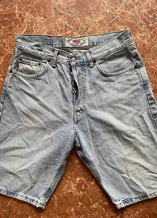 Стильні чоловічі  вінтажні джинсові шорти highlands jeans m