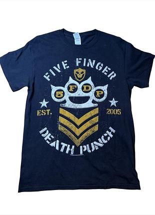 Футболка с кастетом five finger death punch 2005 m